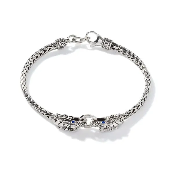 John Hardy Sterling Silver Naga Station Bracelet Image 4 Kiefer Jewelers Lutz, FL