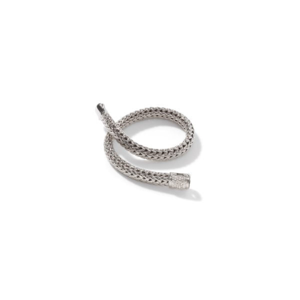 John Hardy Sterling Silver Icon .16CTW Diamond Pave Bracelet Image 3 Kiefer Jewelers Lutz, FL