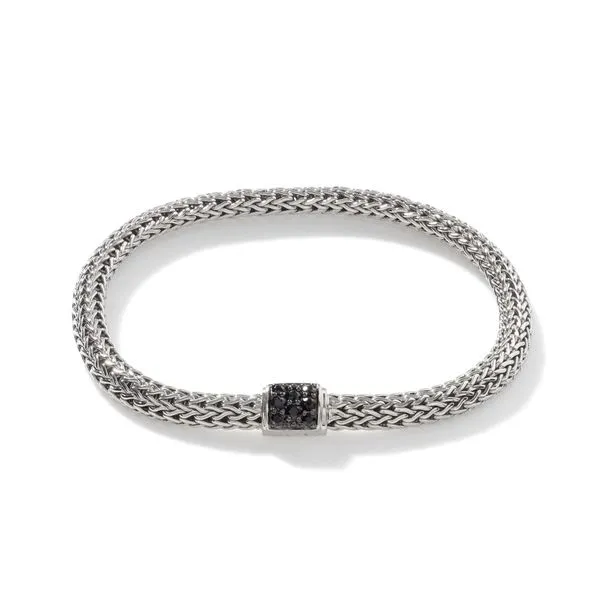 John Hardy Sterling Silver Classic Black Sapphire Bracelet Kiefer Jewelers Lutz, FL