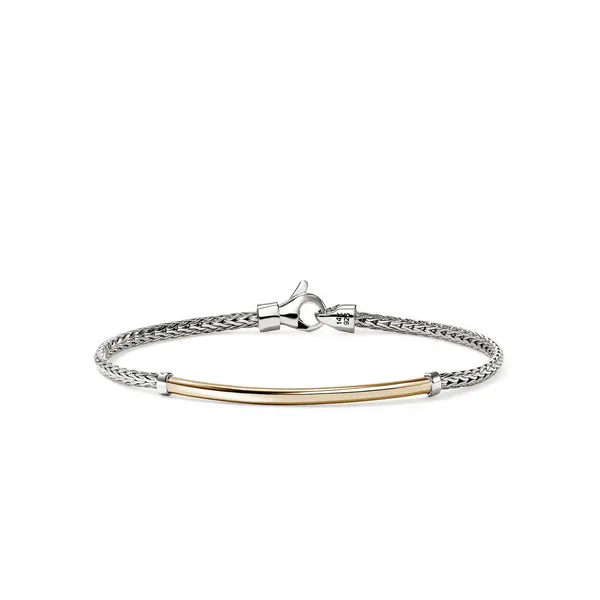 John Hardy Sterling Silver and 14KY Essentials Bracelet Kiefer Jewelers Lutz, FL
