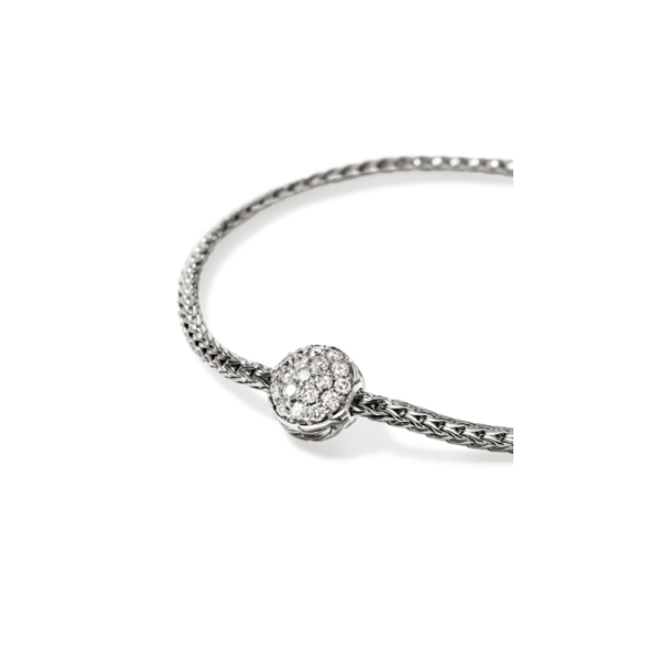 John Hardy Essential Pave Diamond Bracelet Kiefer Jewelers Lutz, FL