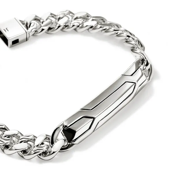 John Hardy Icon 50 Curb Station Bracelet Image 2 Kiefer Jewelers Lutz, FL