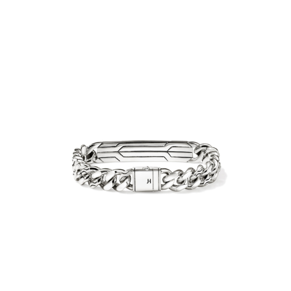 John Hardy Icon 50 Curb Station Bracelet Image 3 Kiefer Jewelers Lutz, FL