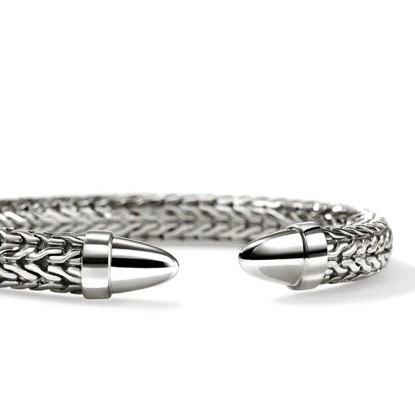John Hardy SS Spear 50 Flex Cuff Bracelet Image 2 Kiefer Jewelers Lutz, FL