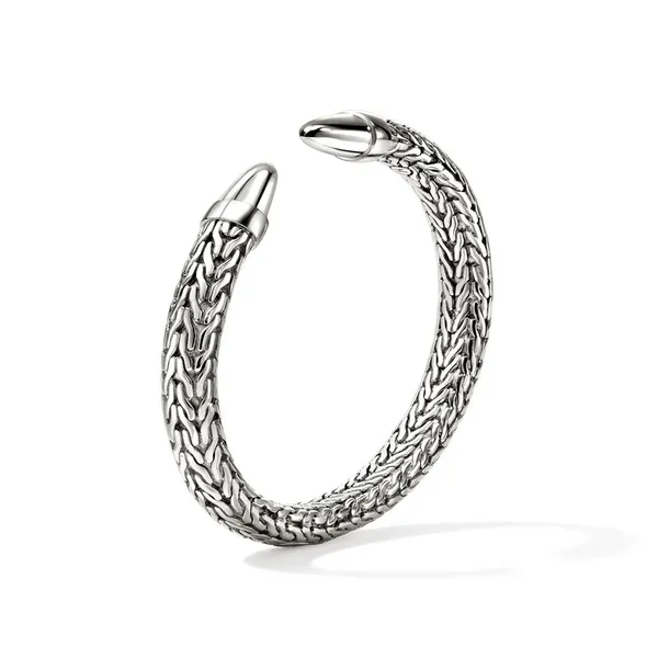 John Hardy SS Spear 50 Flex Cuff Bracelet Image 3 Kiefer Jewelers Lutz, FL