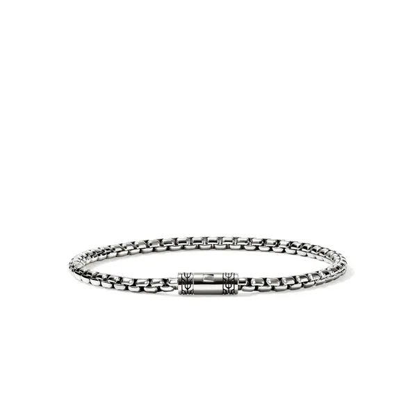 John Hardy Sterling Silver Box Chain Bracelet Image 4 Kiefer Jewelers Lutz, FL