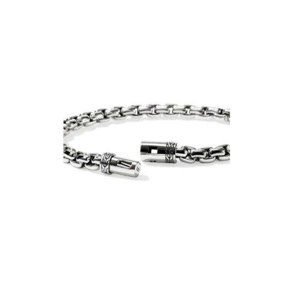 John Hardy Sterling Silver Box Chain Bracelet Image 2 Kiefer Jewelers Lutz, FL