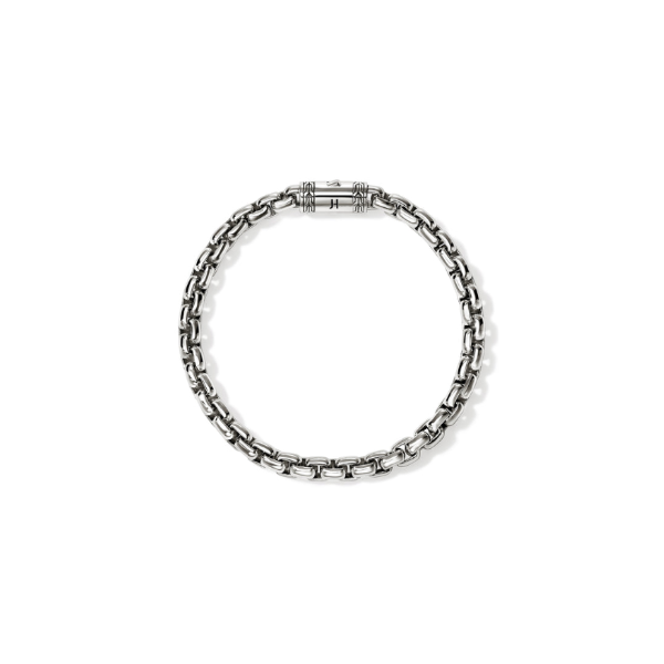 John Hardy Sterling Silver Box Chain Bracelet Image 4 Kiefer Jewelers Lutz, FL