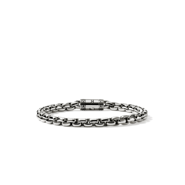 John Hardy Sterling Silver Box Chain Bracelet Kiefer Jewelers Lutz, FL
