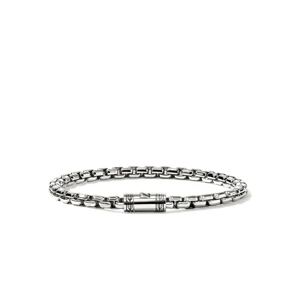 John Hardy Sterling Silver Box Chain Bracelet Image 3 Kiefer Jewelers Lutz, FL