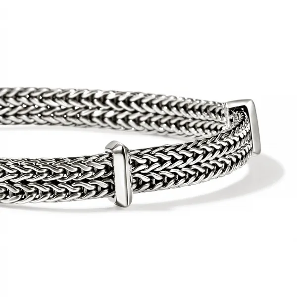 John Hardy SS Icon Link Flat Chain Bracelet Image 2 Kiefer Jewelers Lutz, FL