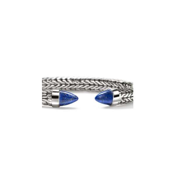 SS Spear 50 Lapis Lazuli Flex Cuff by John Hardy Image 2 Kiefer Jewelers Lutz, FL