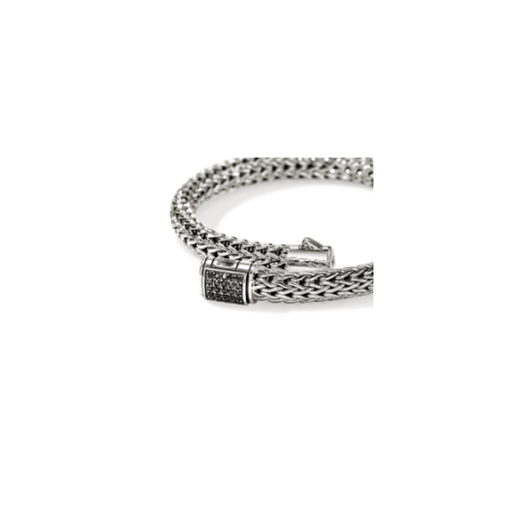 SS Icon Black Sapphire Bracelet with Pusher Clasp by John Hardy Image 2 Kiefer Jewelers Lutz, FL