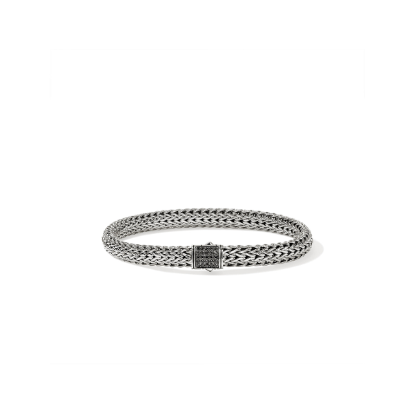 SS Icon Black Sapphire Bracelet with Pusher Clasp by John Hardy Kiefer Jewelers Lutz, FL