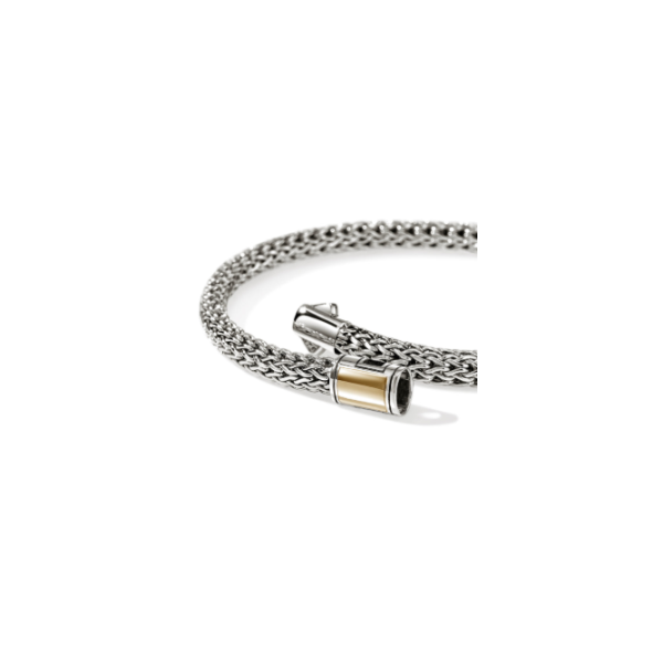 SS/14KY Icon 5MM Extra Small Bracelet with Pusher Clasp by John Hardy Image 2 Kiefer Jewelers Lutz, FL