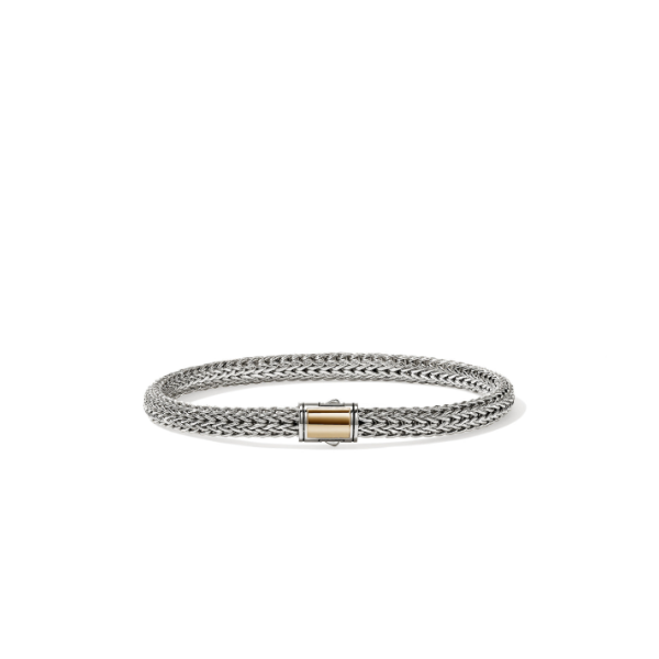 SS/14KY Icon 5MM Extra Small Bracelet with Pusher Clasp by John Hardy Kiefer Jewelers Lutz, FL