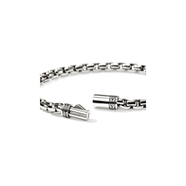 John Hardy Sterling Silver Box Chain Bracelet Image 2 Kiefer Jewelers Lutz, FL