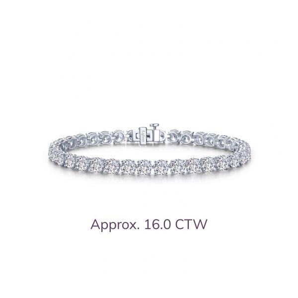 Sterling Silver Simulated Diamond Tennis Bracelet Kiefer Jewelers Lutz, FL