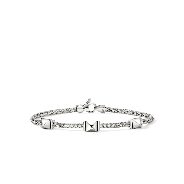 SS Icon Three Station Icon Stud Bracelet by John Hardy Kiefer Jewelers Lutz, FL
