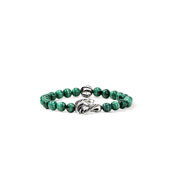 SS Legends of Cobra Malachite Bracelet by John Hardy Kiefer Jewelers Lutz, FL