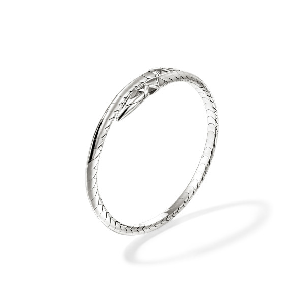 SS Naga Bypass Flex Cuff Bracelet by John Hardy Image 2 Kiefer Jewelers Lutz, FL