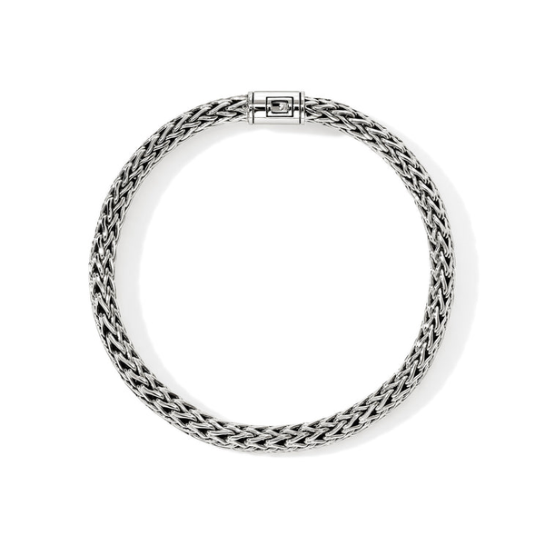 SS Icon 6.5MM Small Bracelet with Pusher Clasp by John Hardy Image 3 Kiefer Jewelers Lutz, FL
