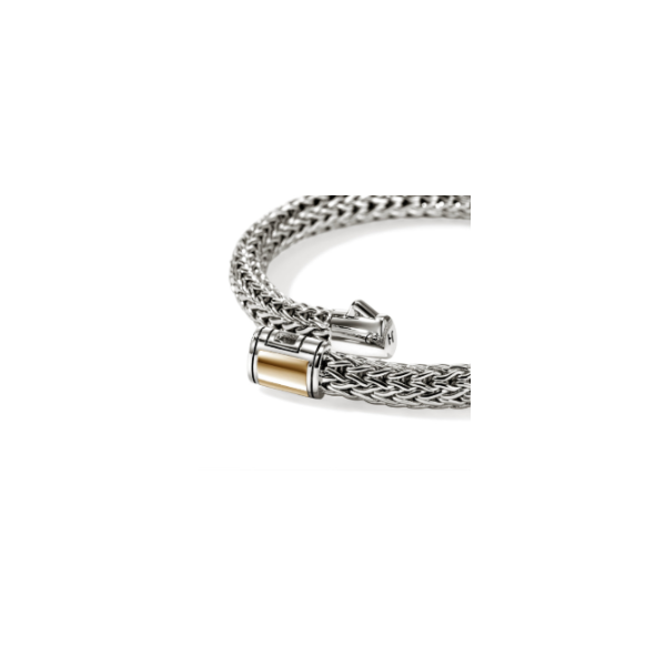 SS/14KY Icon 6.5MM Small Bracelet with Pusher Clasp by John Hardy Image 2 Kiefer Jewelers Lutz, FL