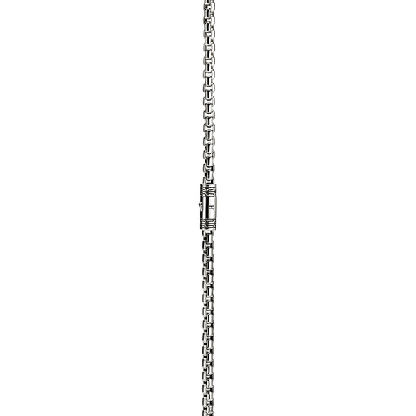 Box Chain Necklace, Sterling Silver, 3.7MM 24