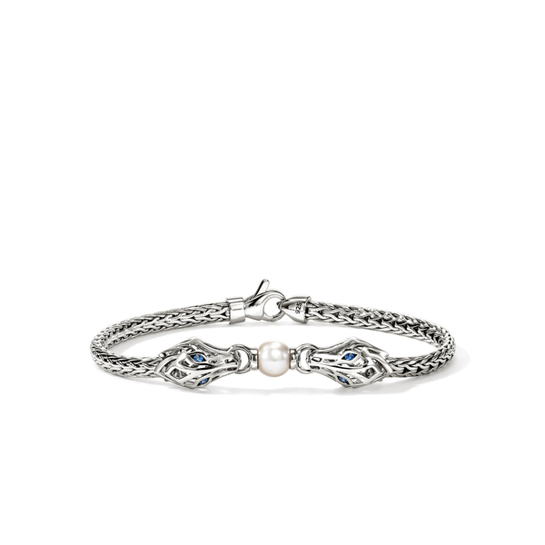 SS Naga Slim Bracelet with Cultered Pearl Bracelet by John Hardy Kiefer Jewelers Lutz, FL