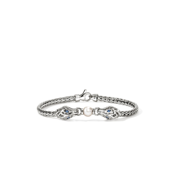 SS Naga Slim Bracelet with Cultered Pearl Bracelet by John Hardy Kiefer Jewelers Lutz, FL
