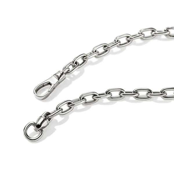 SS 5MM Oval Link Bracelet by John Hardy Image 2 Kiefer Jewelers Lutz, FL