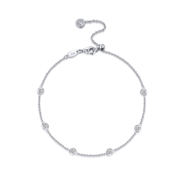 SS 0.53CTW Simulated Diamond Station Bracelet by Lafonn Kiefer Jewelers Lutz, FL