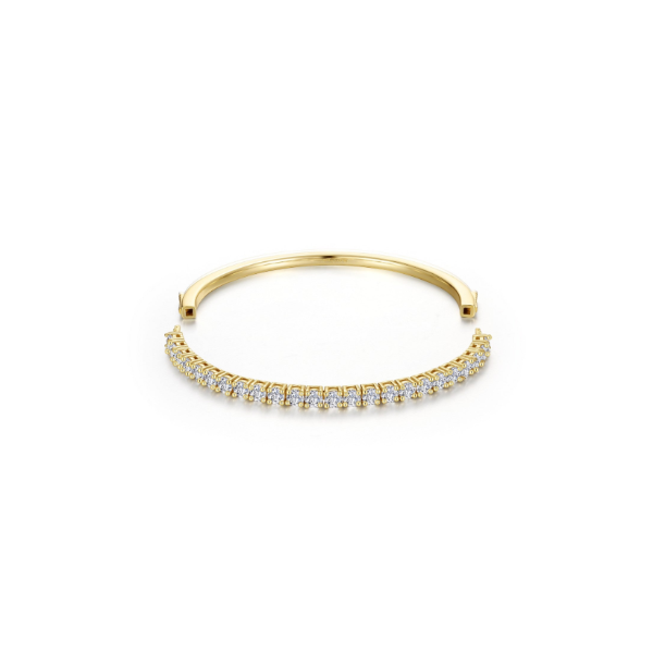 SS/GP 4.08CTW Simulated Diamond Continuum Tennis Bangle Topper Attachment by Lafonn Image 2 Kiefer Jewelers Lutz, FL