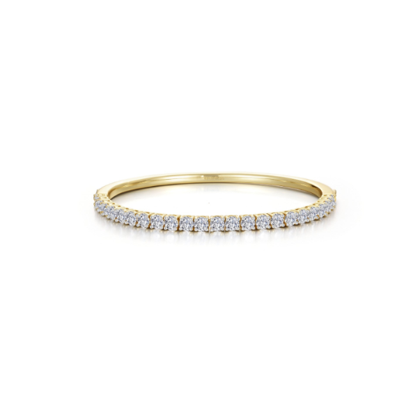 SS/GP 4.08CTW Simulated Diamond Continuum Tennis Bangle Topper Attachment by Lafonn Image 3 Kiefer Jewelers Lutz, FL