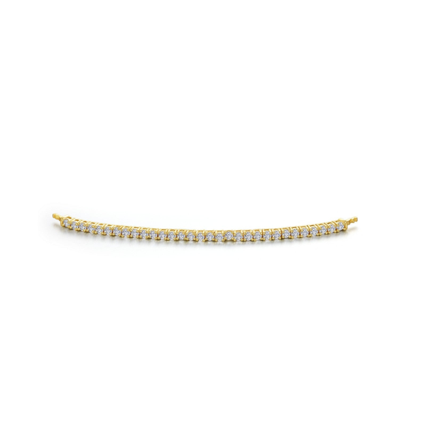 SS/GP 1.55CTW Simulated Diamond Continuum Tennis Bangle Topper by Lafonn Kiefer Jewelers Lutz, FL
