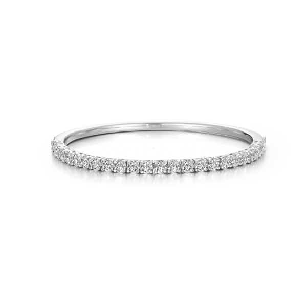 SS 4.08CTW Simulated Diamond Continuum Tennis Bangle Topper by Lafonn Image 3 Kiefer Jewelers Lutz, FL