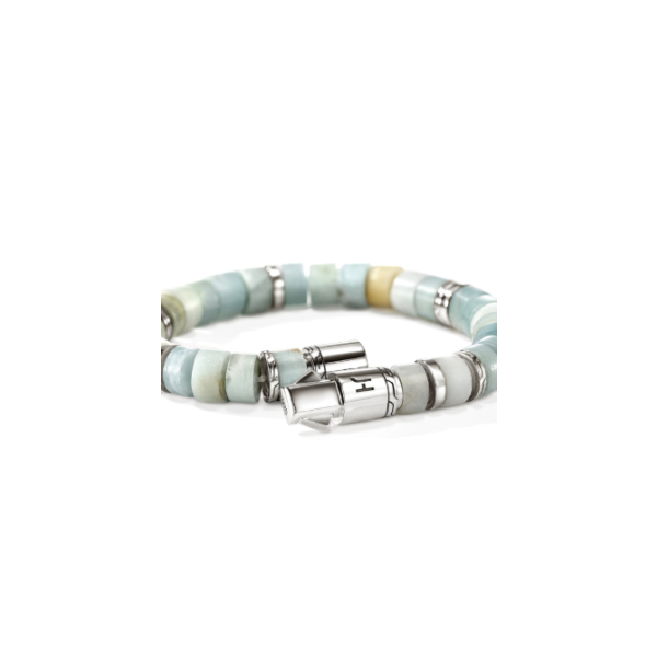 SS Ocean Heishi 9MM Bracelet Multi Color Quartzite by John Hardy Image 2 Kiefer Jewelers Lutz, FL