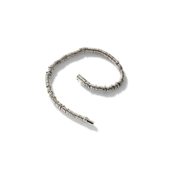 John Hardy Sterling Silver Heishi Beaded Bracelet Image 3 Kiefer Jewelers Lutz, FL
