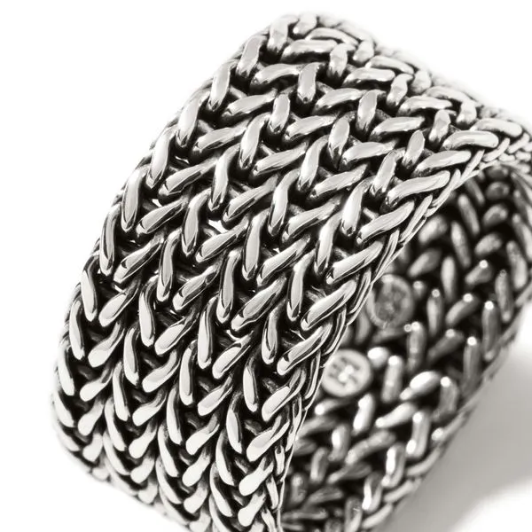 John Hardy Sterling Silver Rata Chain Ring Image 2 Kiefer Jewelers Lutz, FL