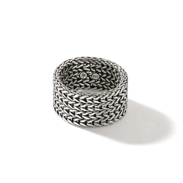 John Hardy Sterling Silver Rata Chain Ring Kiefer Jewelers Lutz, FL