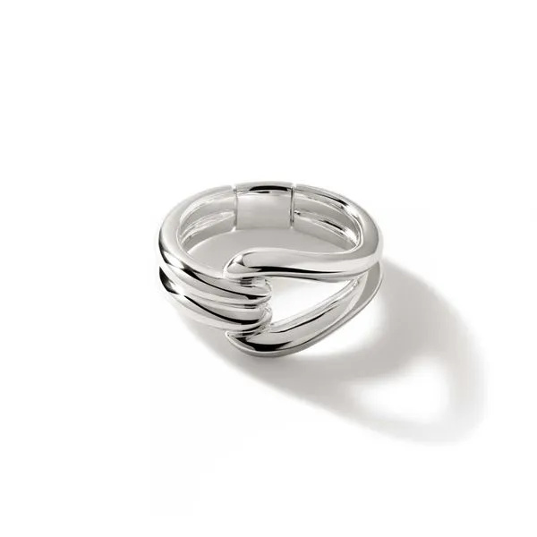 John Hardy Sterling Silver Surf Link Ring Kiefer Jewelers Lutz, FL