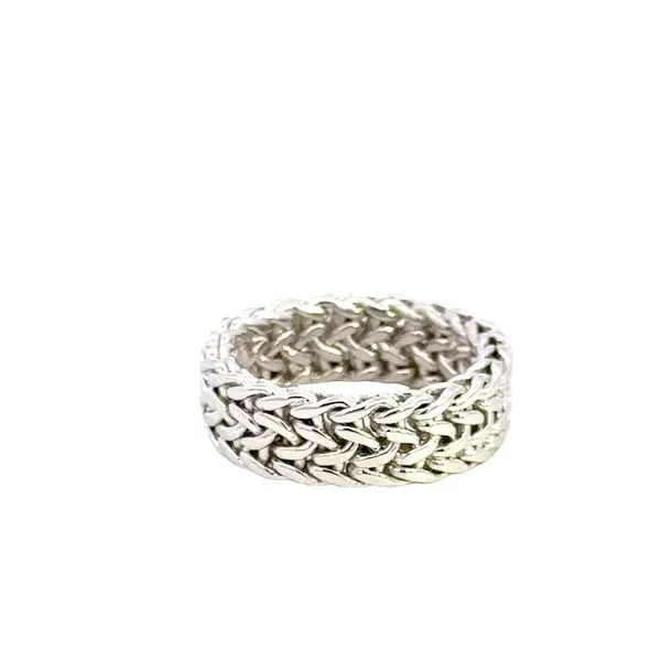 Sterling Silver Woven Ring Image 2 Kiefer Jewelers Lutz, FL