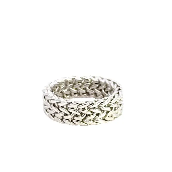 Sterling Silver Woven Ring Image 3 Kiefer Jewelers Lutz, FL