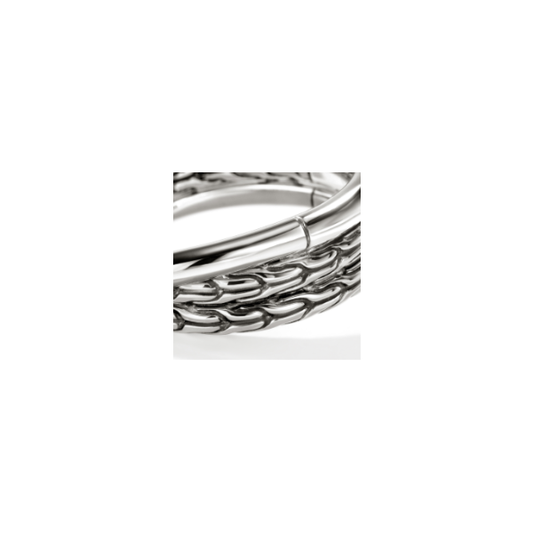 John Hardy Sterling Silver Essentials Crossover Ring Image 3 Kiefer Jewelers Lutz, FL