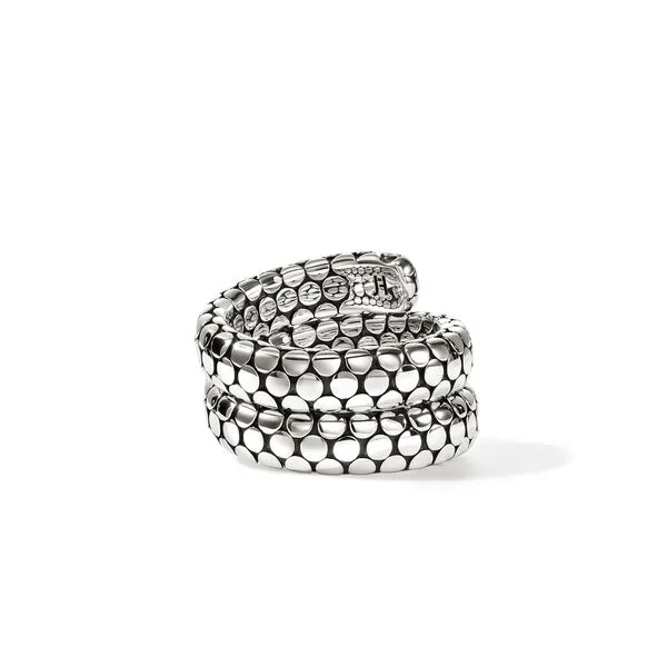 John Hardy SS Dot Double Coil Ring Image 2 Kiefer Jewelers Lutz, FL