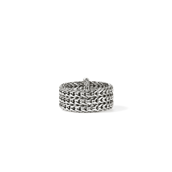 John Hardy SS Icon Link Bar Ring Image 3 Kiefer Jewelers Lutz, FL