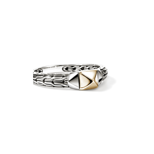 SS/14KY Icon Stud Ring by John Hardy Image 2 Kiefer Jewelers Lutz, FL