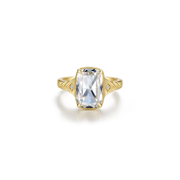 SS/GP Elara Grand Cushion Simulated Diamond Ring by Lafonn Kiefer Jewelers Lutz, FL