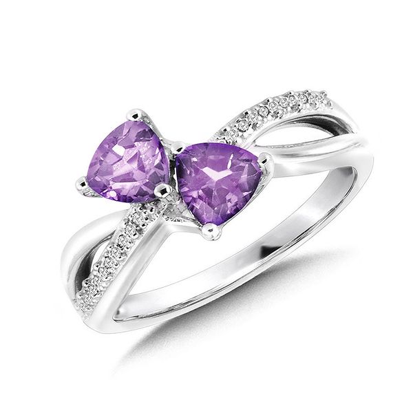 Amethyst & Diamond Ring Kiefer Jewelers Lutz, FL