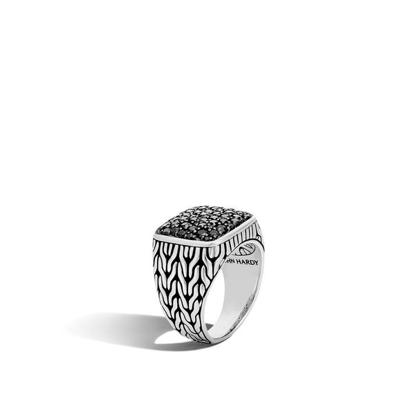 Black Sapphire Signet Ring by John Hardy Image 2 Kiefer Jewelers Lutz, FL